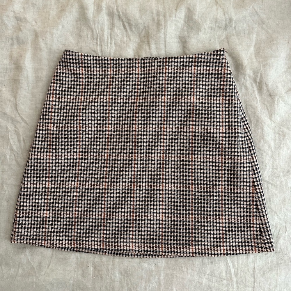 Plaid Mini Skirt